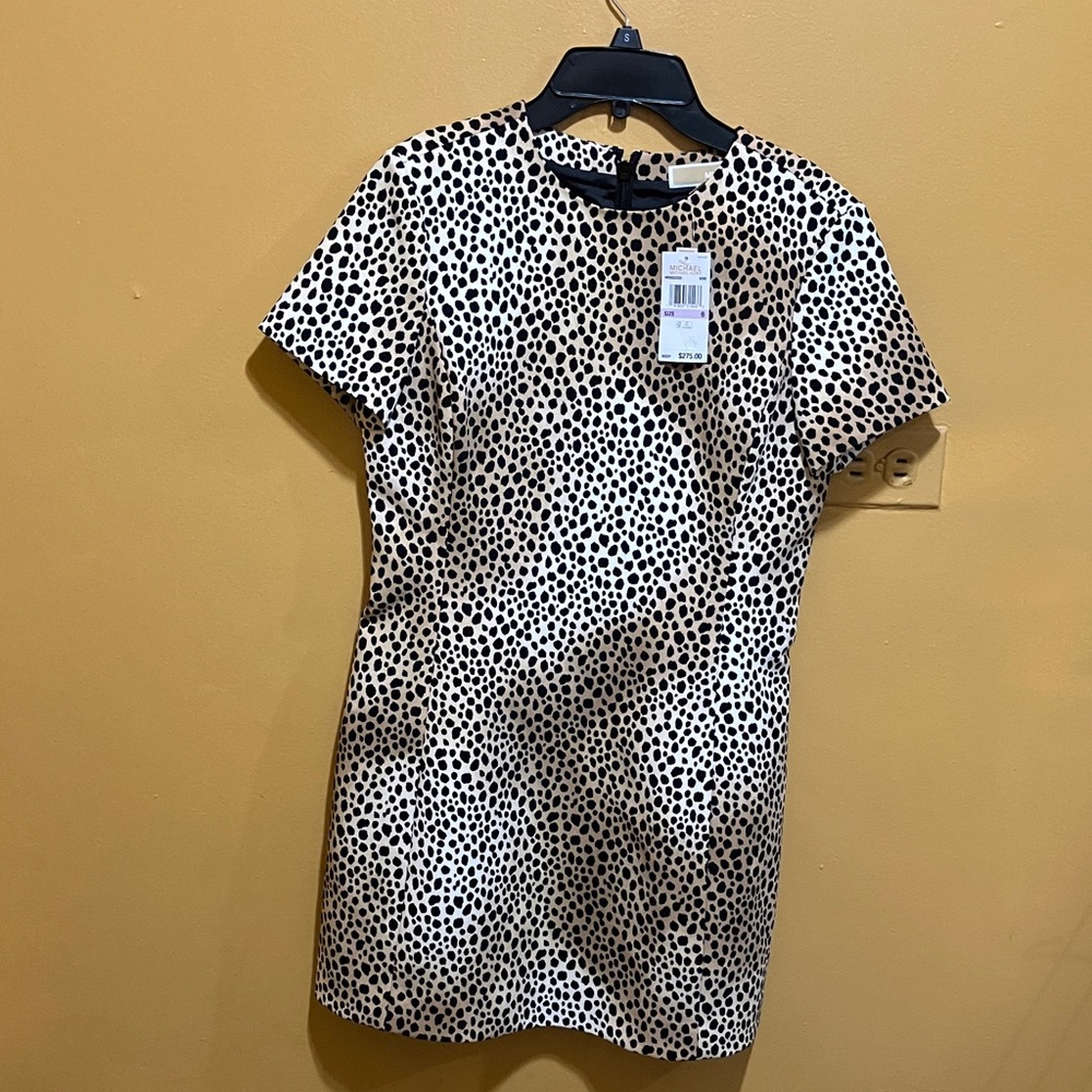 MICHAEL Michael Kors Bone Cheetah Dress